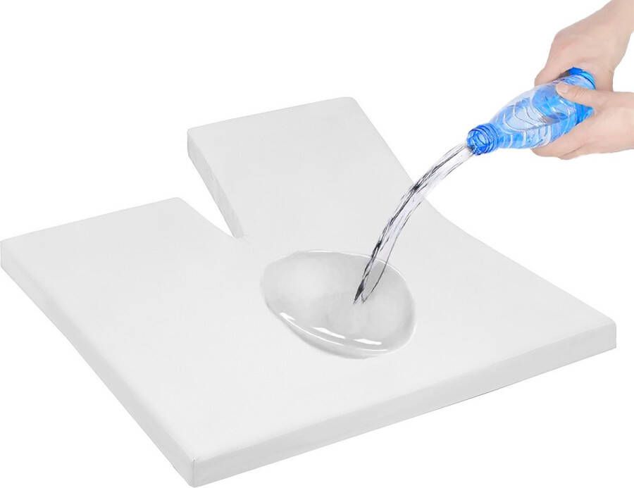 Litalente Splittopper Beschermer Waterdicht Hoeslakenbadstof Antibacteriëel Rondom Elastiek Wit Waterdichte Matras Beschermer Incontinentie Matrasbeschermer 180 x 220