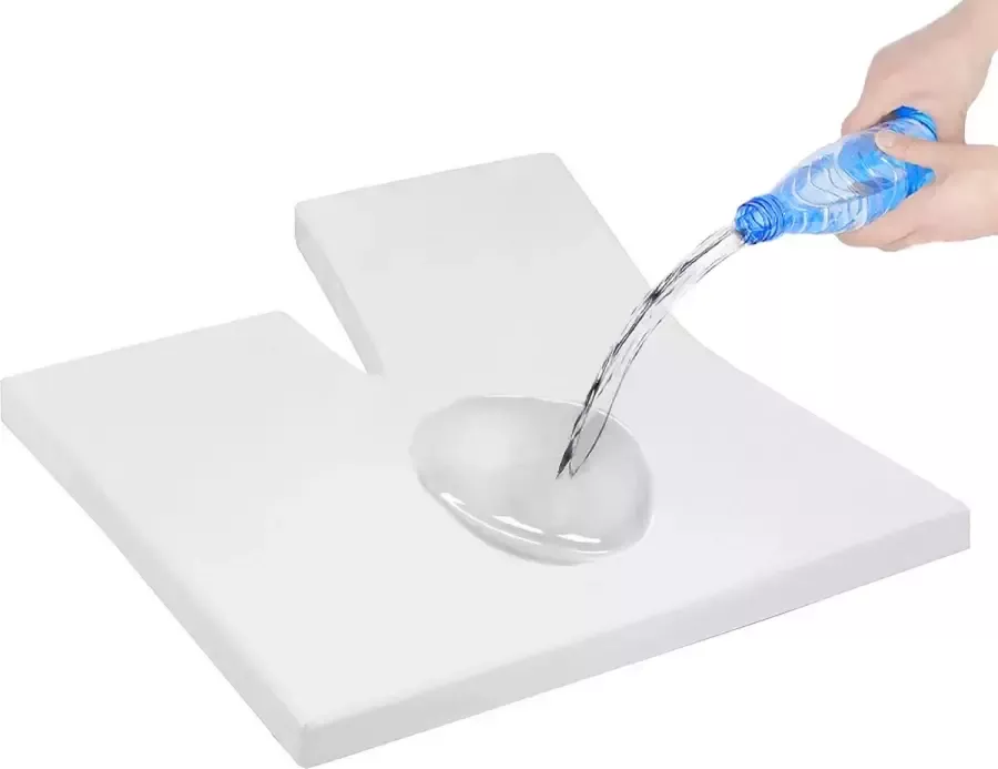 Litalente Splittopper Beschermer Waterdicht Hoeslakenbadstof Antibacteriëel Rondom Elastiek Wit Waterdichte Matras Beschermer Incontinentie Matrasbeschermer 180 x 220