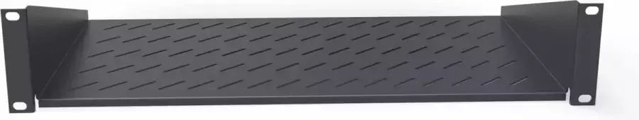 Little Indians Alfaco 19-FH20 2U legbord voor serverkast 19inch 367mm diepte gesloten Max. 8Kg