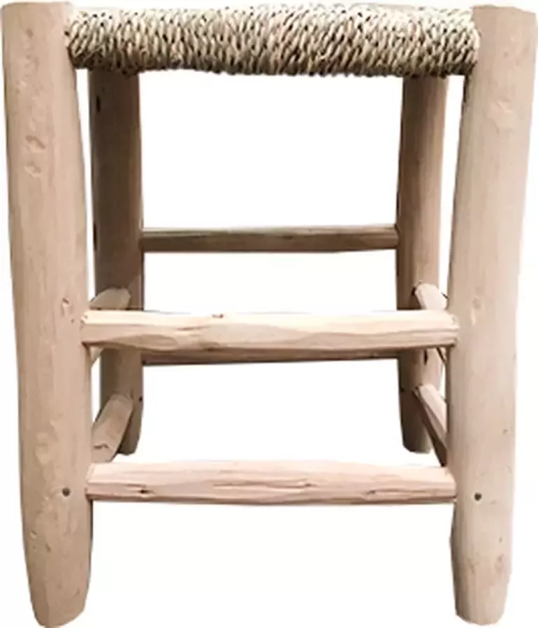 Little Lofts Marokkaans rattan kruk zwart Interior - Foto 2