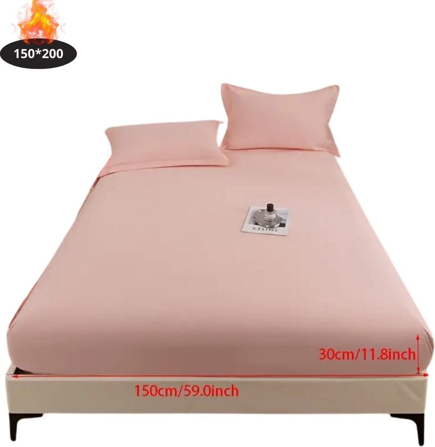 Livano Waterdicht Hoeslaken Beddengoed Fitted Sheet Bed Jade 150x200