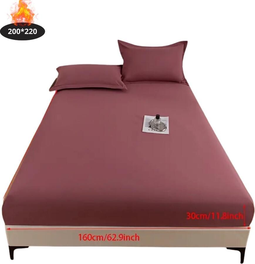 Livano Waterdicht Hoeslaken Beddengoed Fitted Sheet Bed Roos 200x220