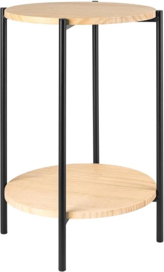 Livarno home Bijzettafel Modern Design Industrieel Decoratietafel Grenenhout