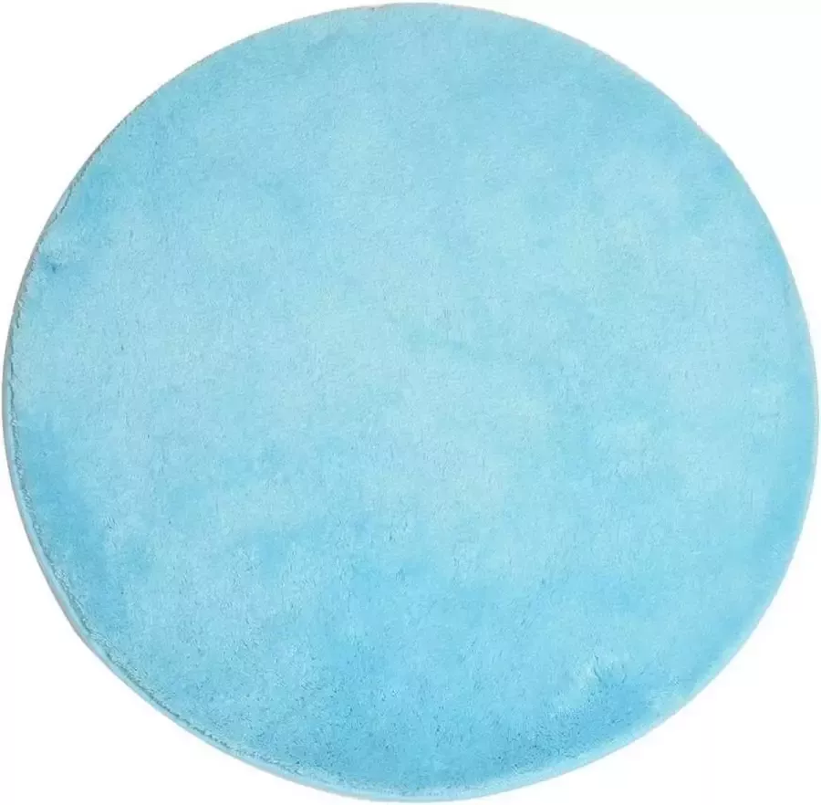 Livettti.NL Livetti Kinderkamerkleed Babykamer Kinderkamermat 90cm Rond Turkoois