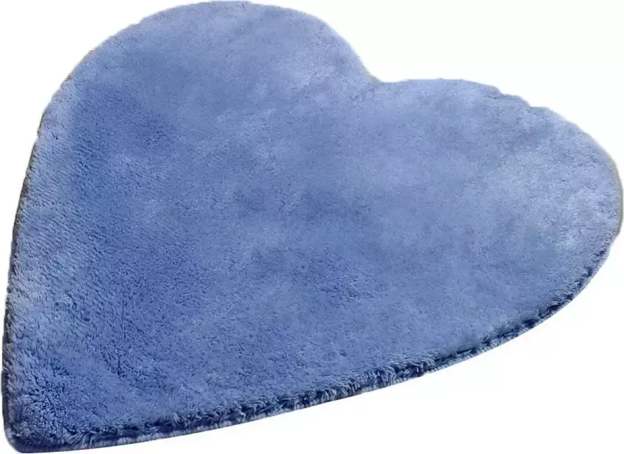 Livettti.NL Livetti Kinderkamermat Kinderkamerkleed 90x90cm Cuore Hart Blauw