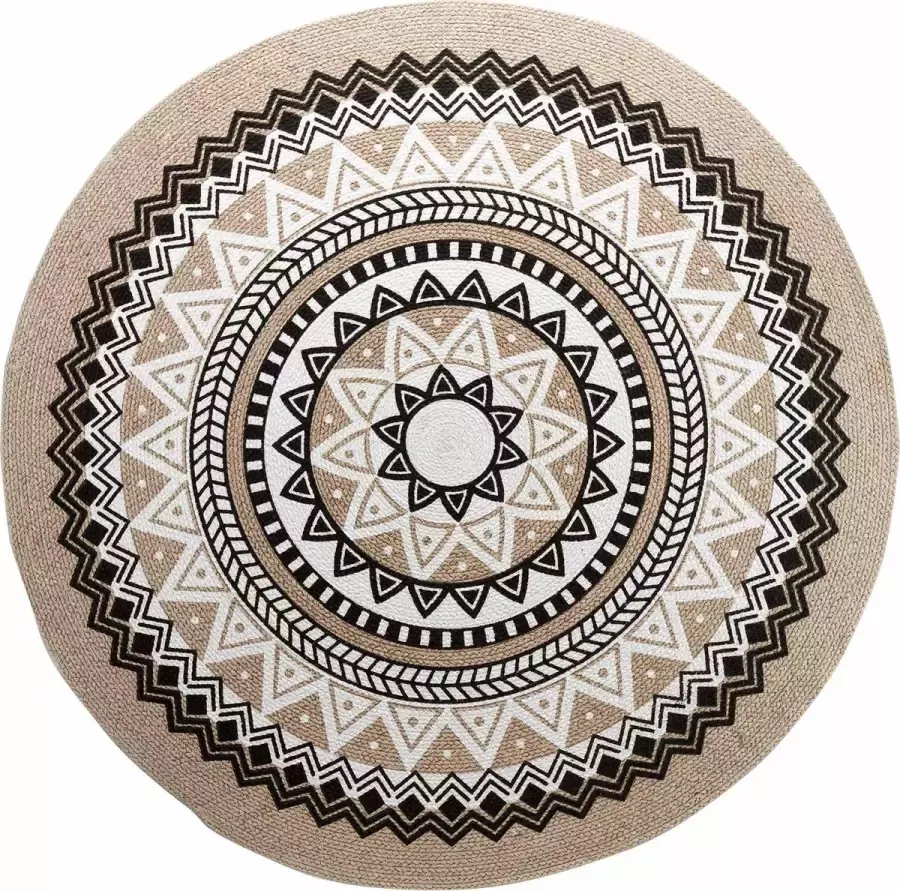 Livettti.NL Livetti Vloerkleed Rondmat 120cm Yaba