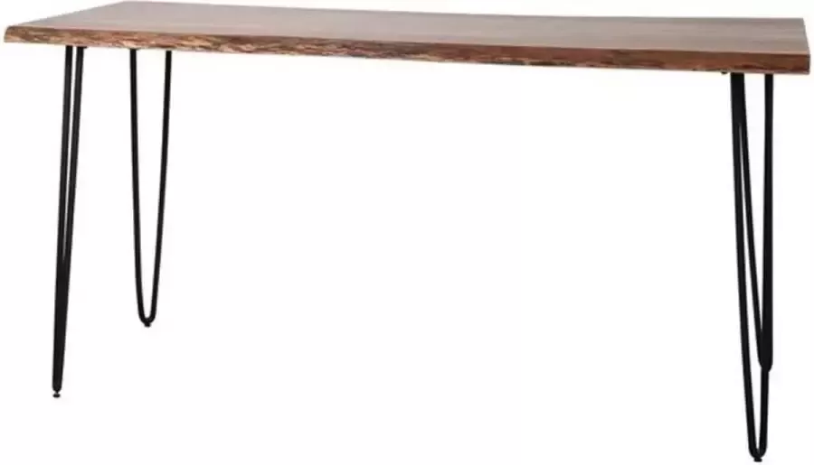Livin24 Industriële bartafel Bram acaciahout 180 x 70 cm. - Foto 1
