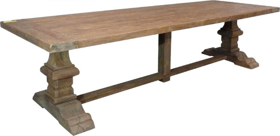 Livingfurn Eetkamertafel DK KVS 350x100 cm Teakhout