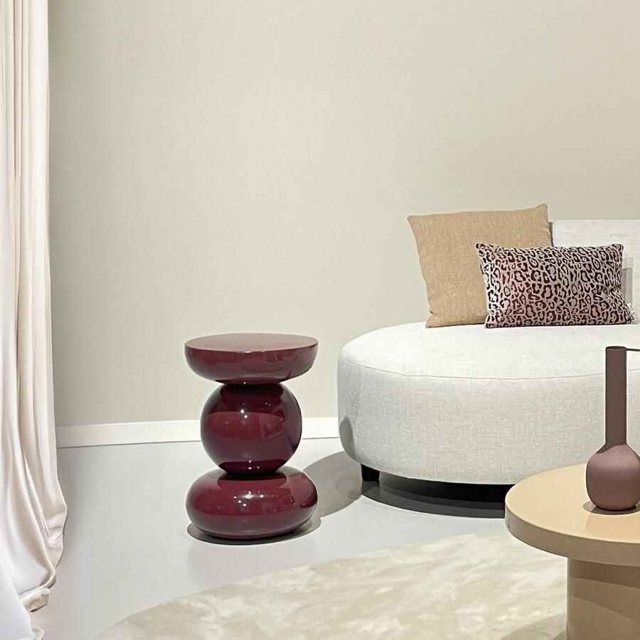 Brix Bijzettafel Dex Maroon 33x33x50cm - Foto 2