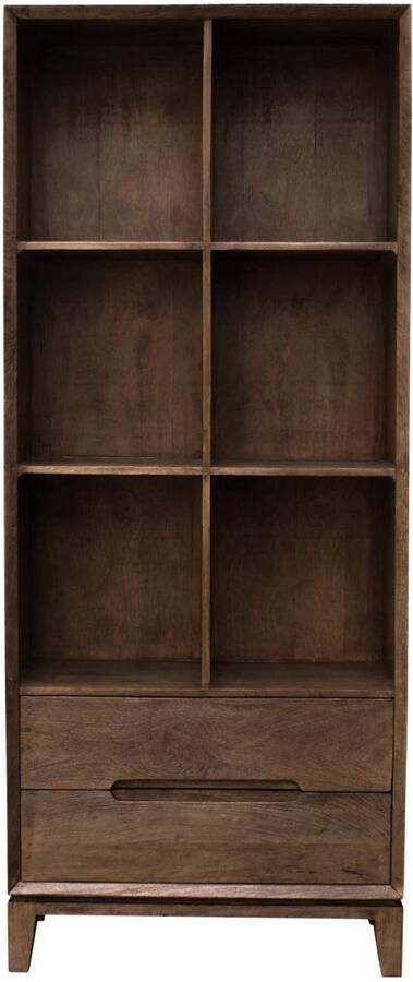 Livingfurn Boekenkast Cortez Bruin Mangohout