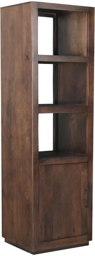 Livingfurn Boekenkast Bruin Mangohout 45x60x200cm Jaxx