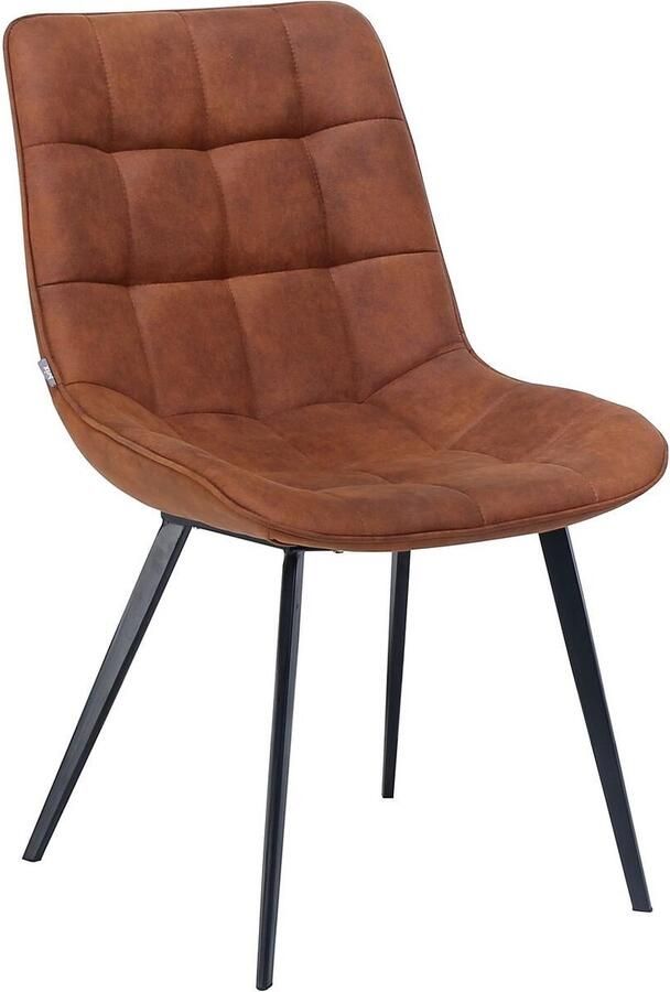 Brix Eetkamerstoel Floyd Cognac Stof 54x68x89