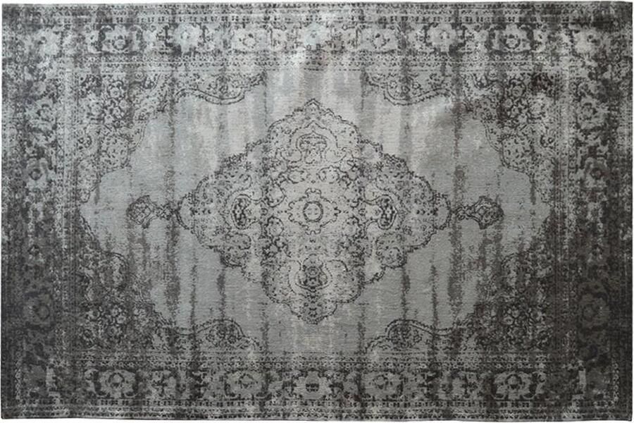 Livingfurn Brix Kelly Dove Grey vloerkleed 200x290 cm katoen