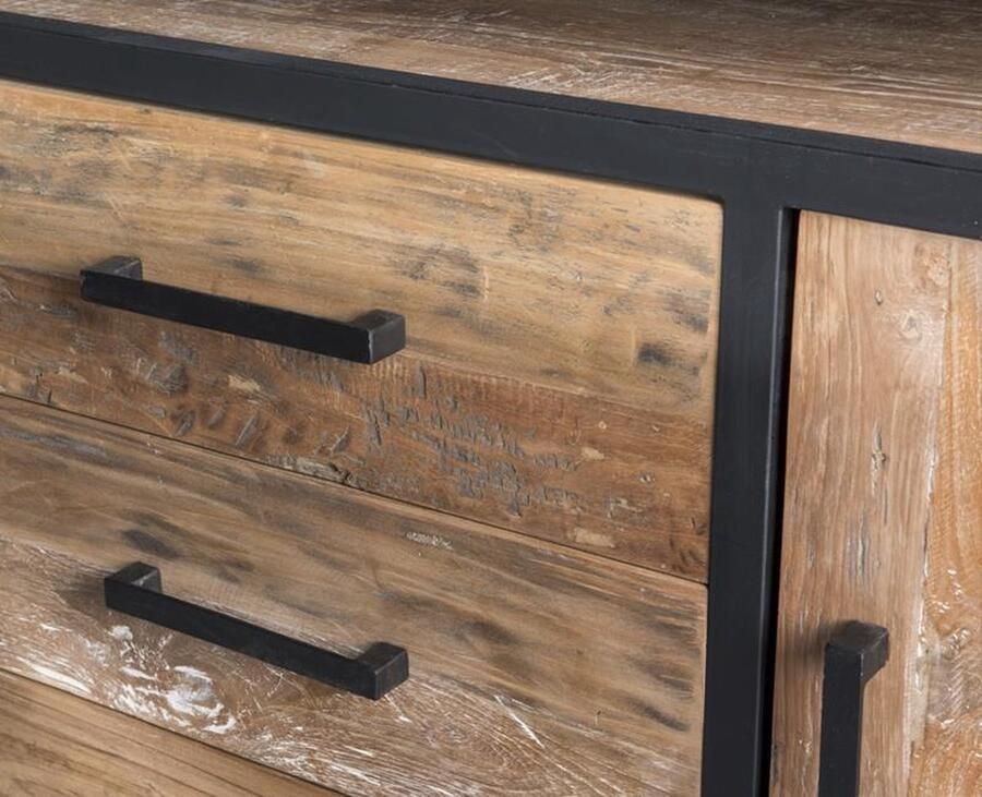 Sohome Dressoir Washington Teak en staal 180cm Hout - Foto 2