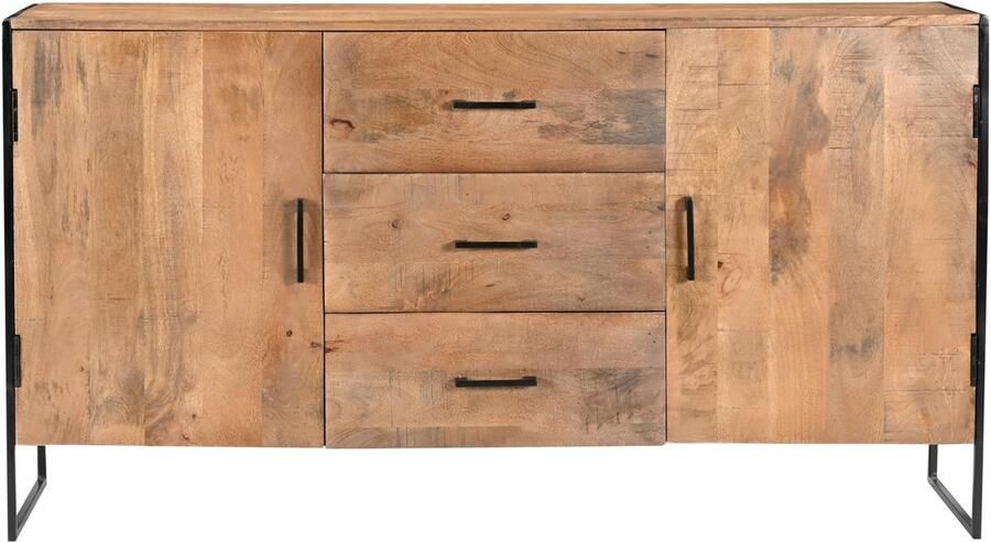 Livingfurn Elin dressoirs 150 cm mangohout naturel