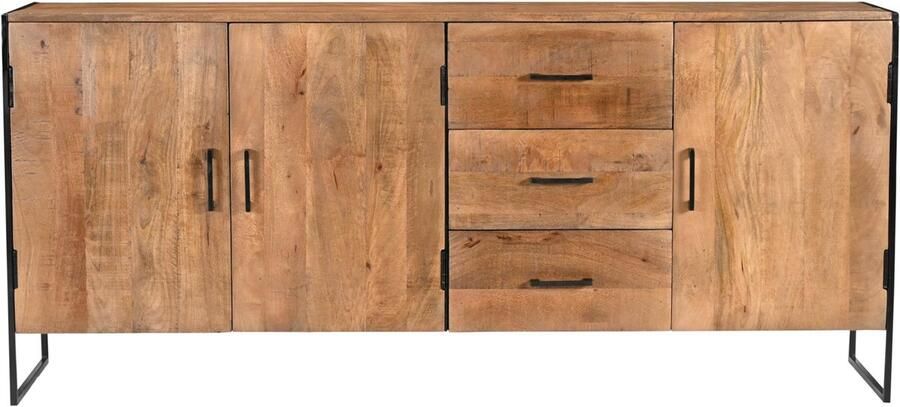 Livingfurn Elin dressoir 180 cm mangohout naturel