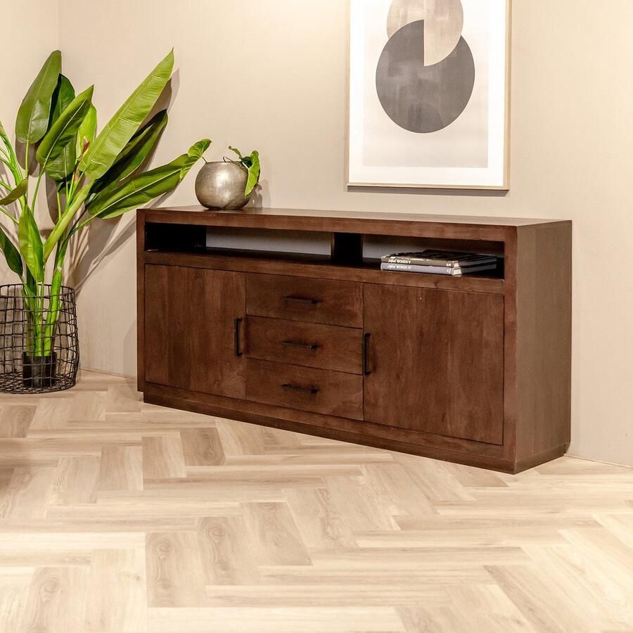 Livingfurn Dressoir Jaxx Bruin Mangohout