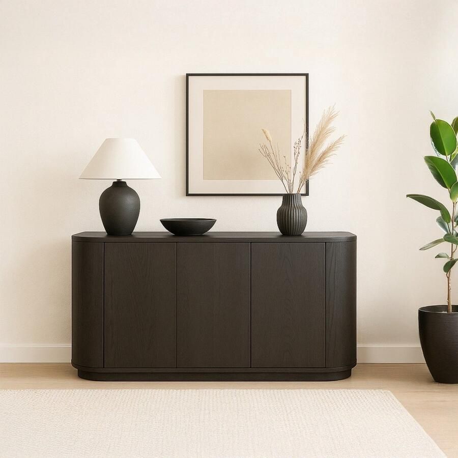 Livingfurn Dressoir Novero Espresso 45x170x80cm