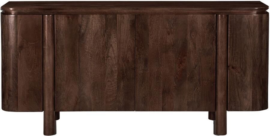 Livingfurn Dressoir Salano mangohout Brown 170x40x80 cm - Foto 2