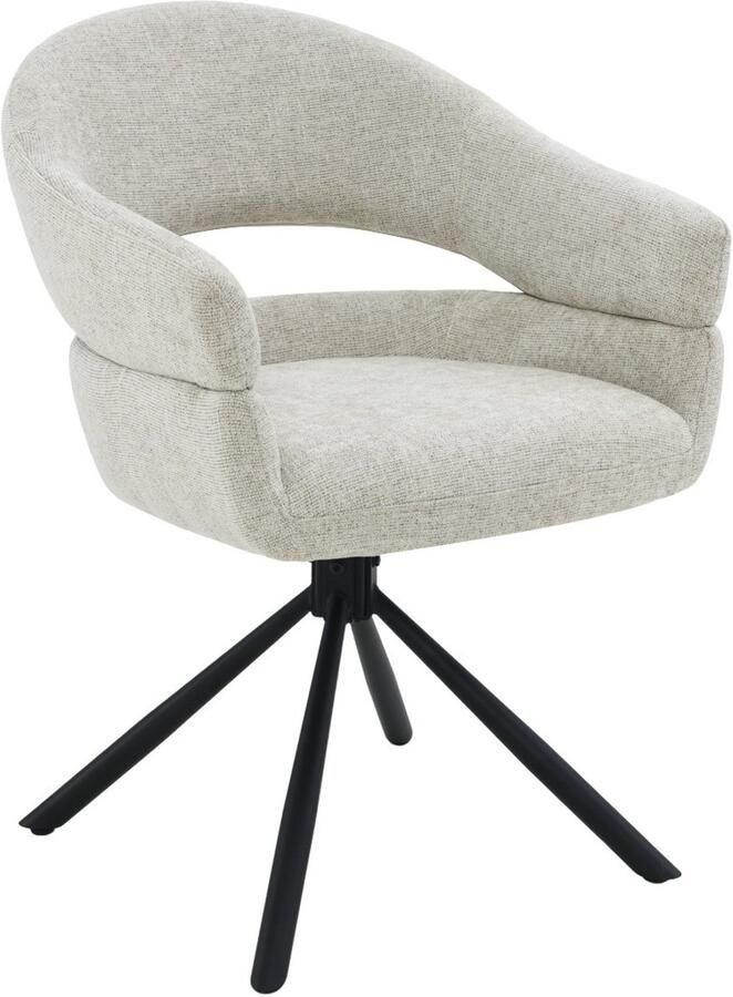 Livingfurn Eetkamerstoel Linn Toffee Set van 2