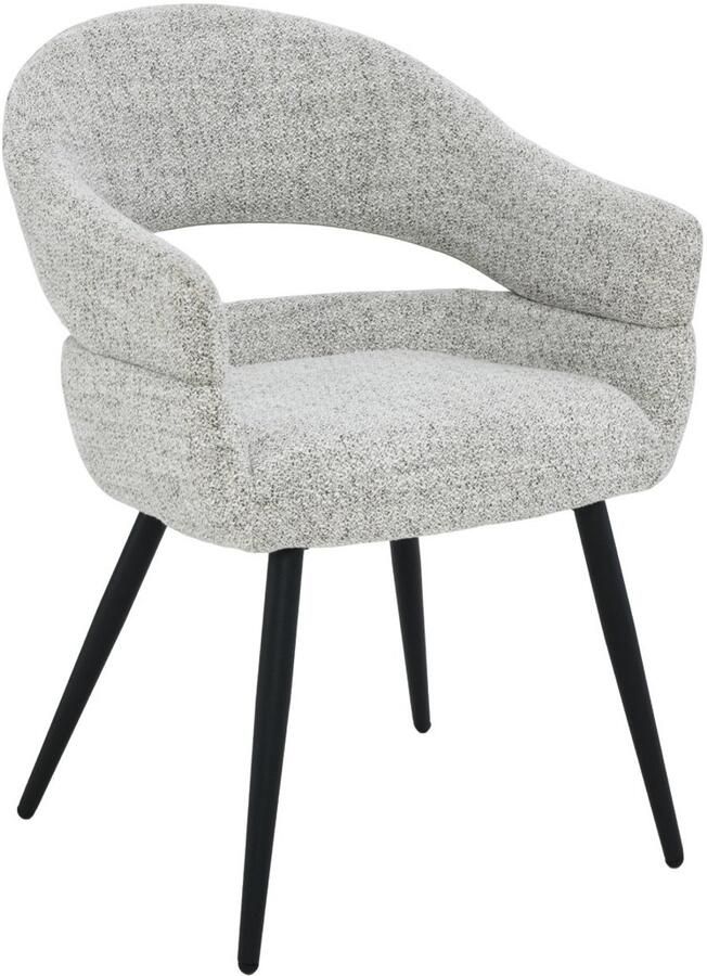 Livingfurn Eetkamerstoel Megan Bisque Oasis Set van 2