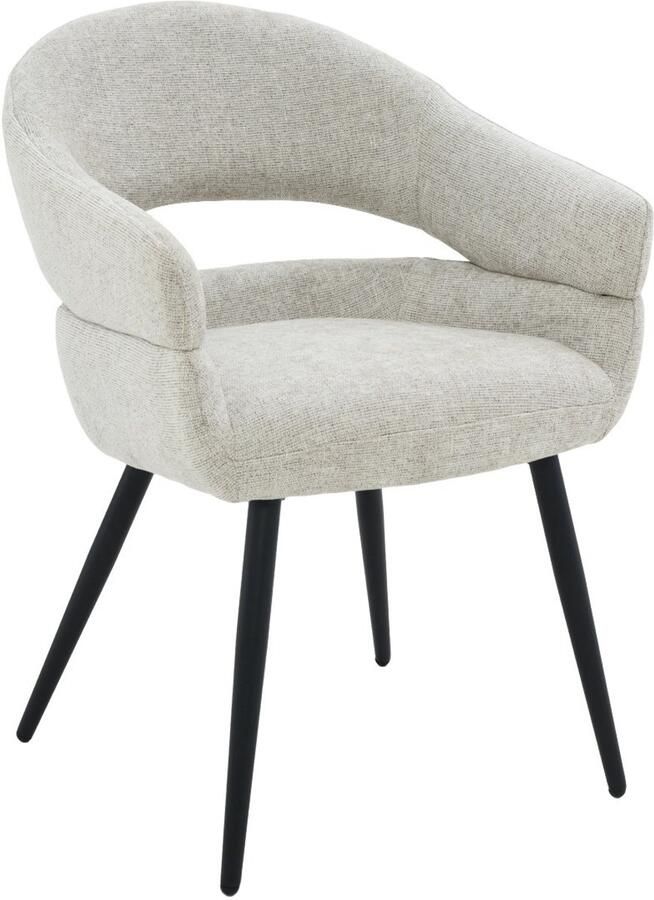 Livingfurn Eetkamerstoel Megan Toffee Set van 2