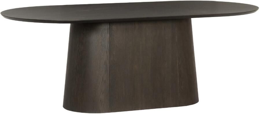 Livingfurn Eettafel Donkerbruin Eikenfineer 200x110x76cm Tobago - Foto 2