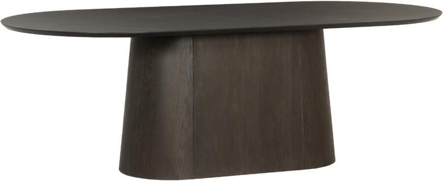 Livingfurn Eettafel Donkerbruin Eikenfineer 230x110x76cm Tobago - Foto 2