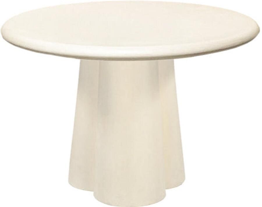 Livingfurn Eettafel Brix Clubs Sandy Wit Beton 130cm