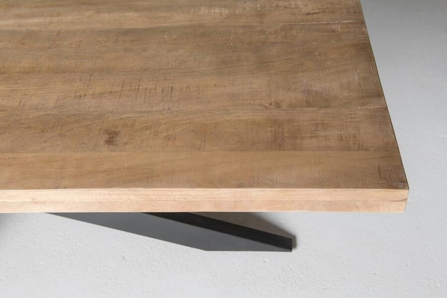 Brix D Eetkamertafel Sturdy Spider 160 cm Mangohout Gecoat Staal - Foto 2