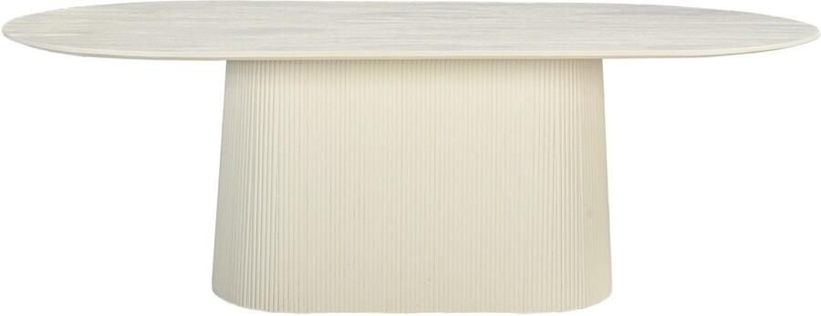 Livingfurn Eettafel Patrice Wit Mangohout