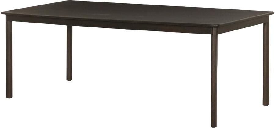 Livingfurn Eettafel Tobago rechthoekig eikenhout 220 cm Espresso