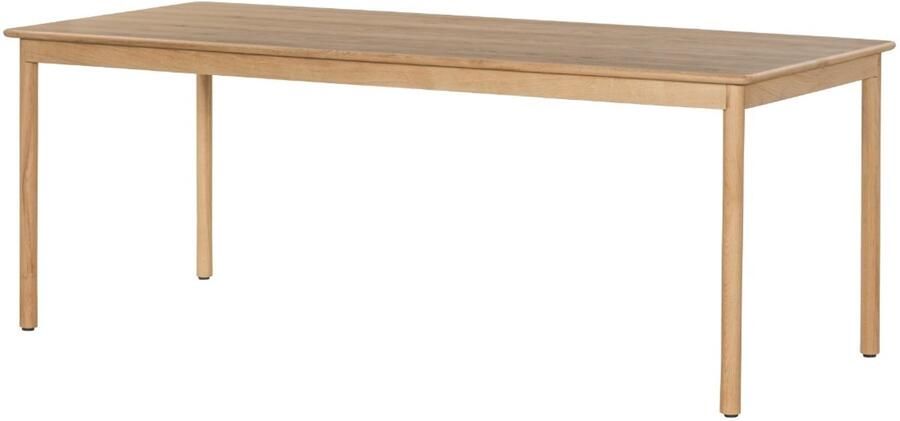 Livingfurn Eettafel Tobago rechthoekig eikenhout 220 cm Naturel