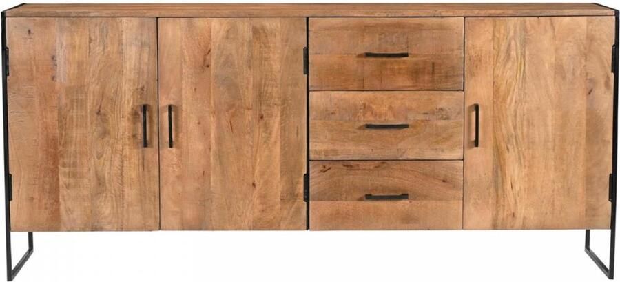 Livingfurn Elin dressoir 180 cm mangohout naturel