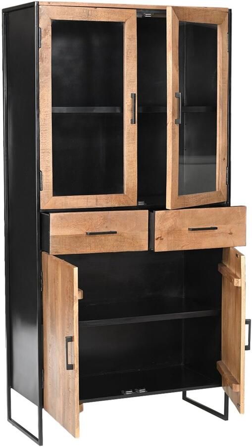 Livingfurn Elin stellingkasten 90 cm mangohout naturel - Foto 2