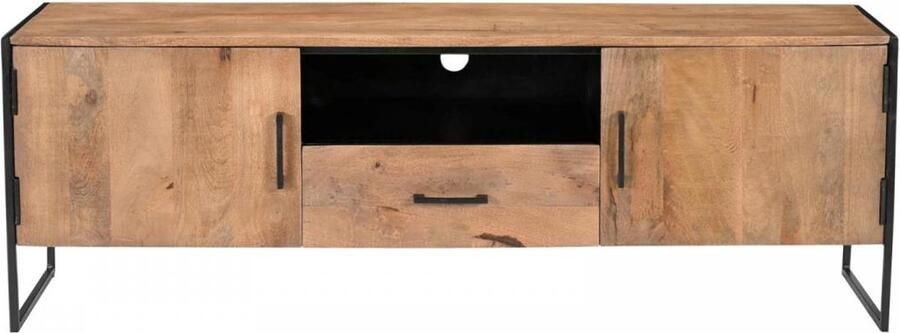 Livingfurn Elin tv-meubel 150 cm mangohout naturel - Foto 2