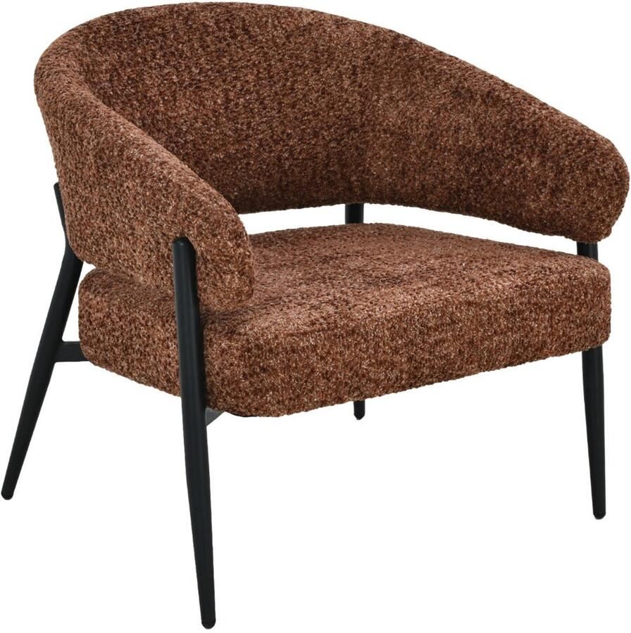 Livingfurn Fauteuil Dilan Rood Stof