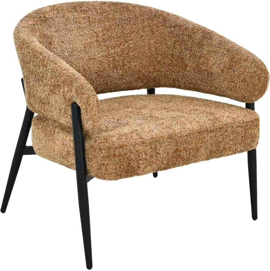 Livingfurn Fauteuil Dilan Venga Cognac 72.5x73x75cm