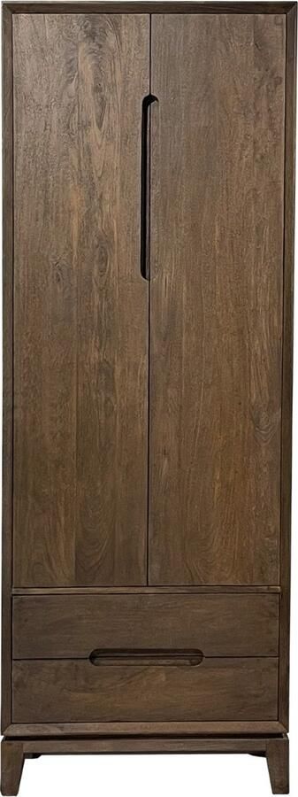 Livingfurn Opbergkast Cortez Mangohout 200 x 75cm Bruin