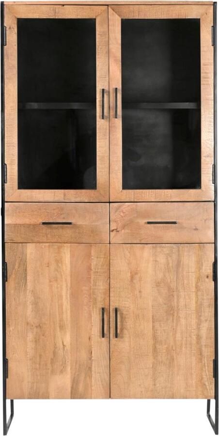 Livingfurn Elin stellingkasten 90 cm mangohout naturel