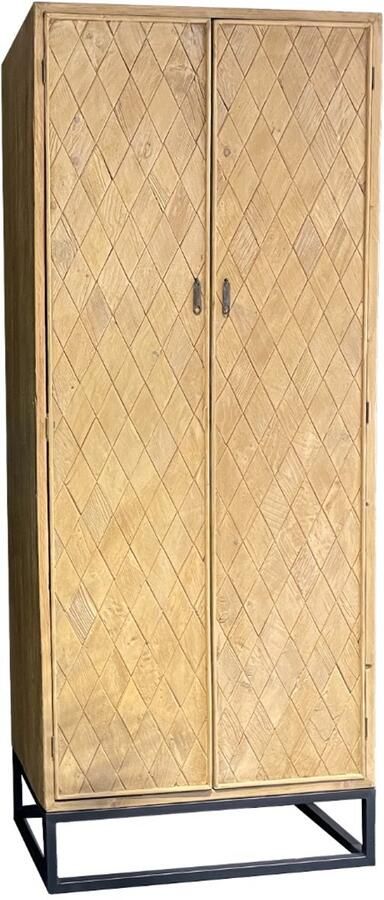 Livingfurn Kabinetkast Icons Cabinet Elm 210cm Bruin