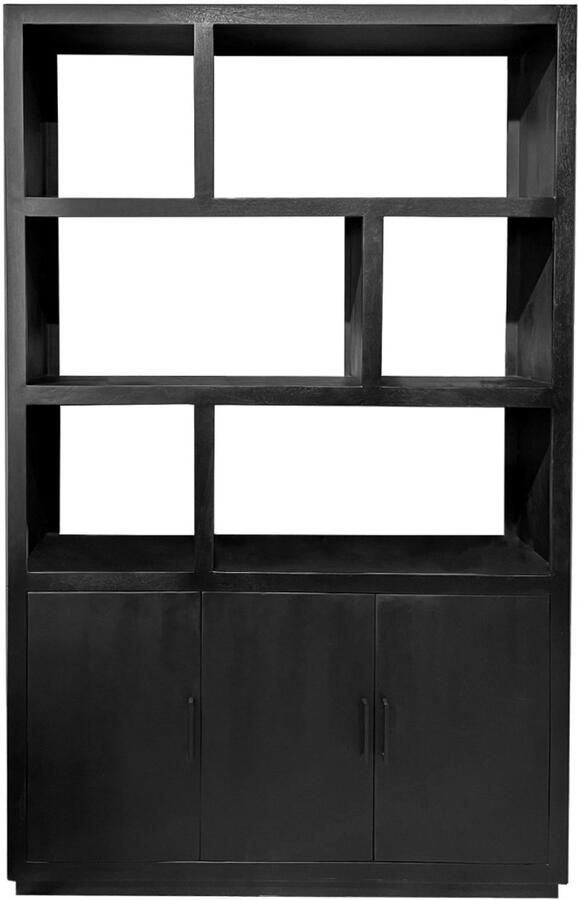 Livingfurn Opbergkast Jaxx Mangohout 230 x 145cm Zwart - Foto 3