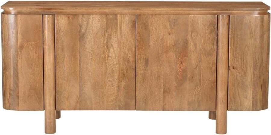 Livingfurn Dressoir Naturel Mangohout 170x40x80cm Salano - Foto 2