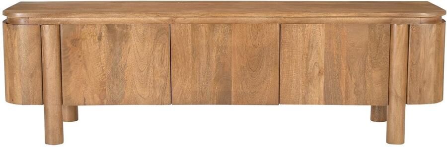 Livingfurn Tv-meubel Naturel Mangohout 170x40x50cm Salano - Foto 3