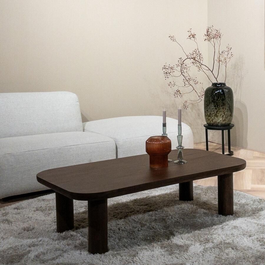 Livingfurn Salontafel Badou Mangohout 120 x 70cm Bruin