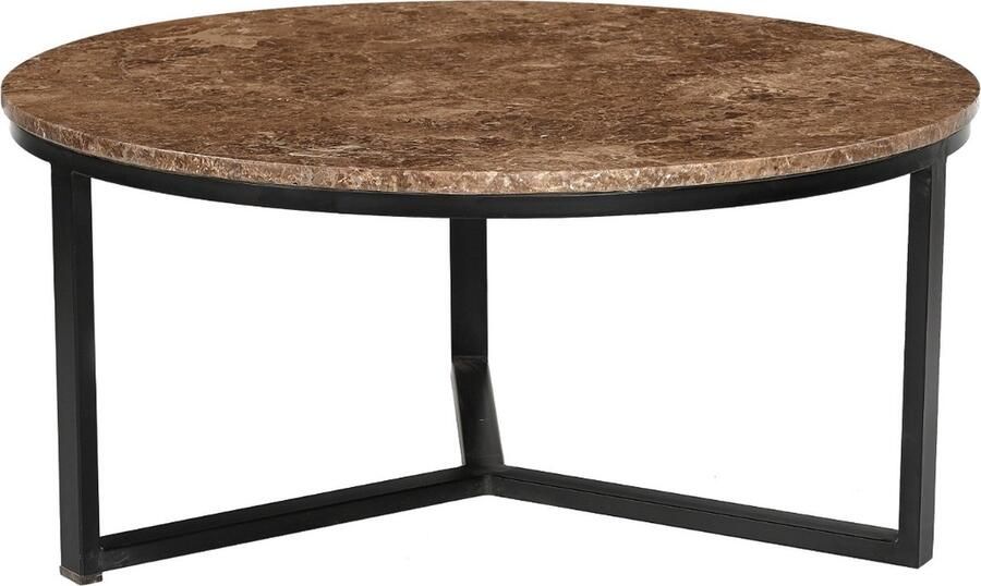 Livingfurn Salontafel Senna Emperador 90cm Marmer