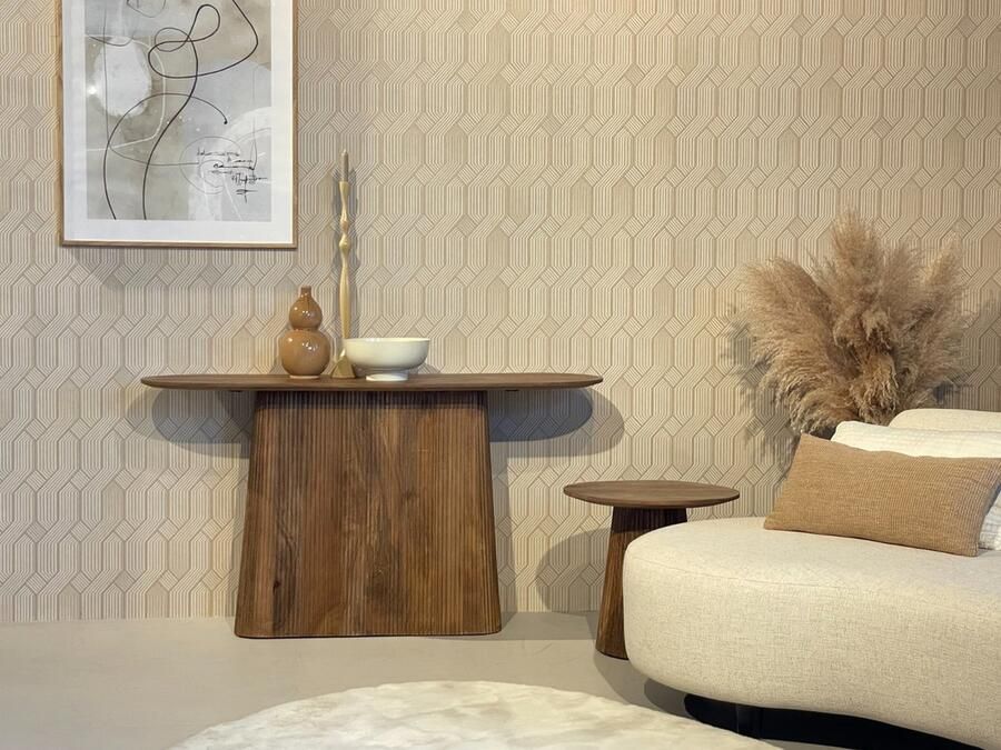 Livingfurn Sidetable 140cm Naturel Mangohout Salvator