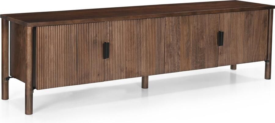 Livingfurn TV Meubel Beaunan 210x56x43 cm Mangohout