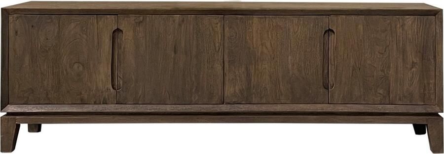 Livingfurn TV meubel Cortez 170x55x40 cm Mangohout