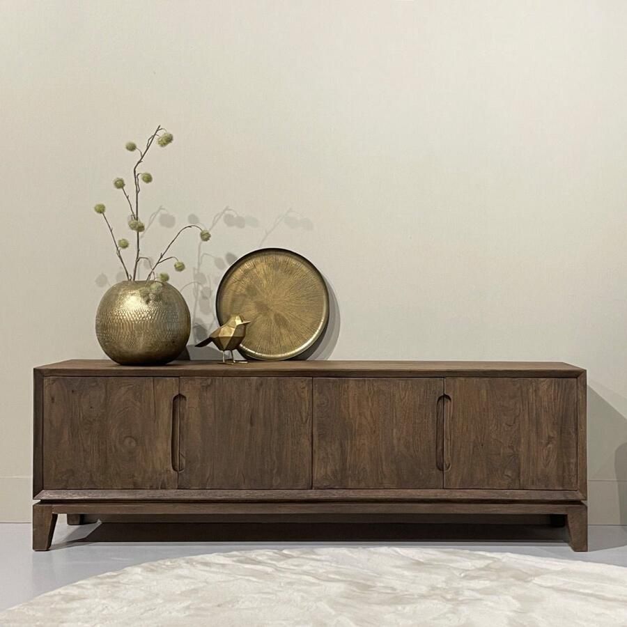 Livingfurn Tv-meubel Cortez Bruin Mangohout